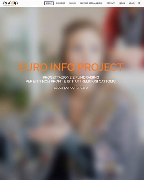 Progetto nuovo sito internet Euro Info Project